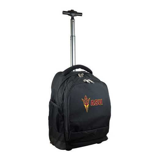 CLAZL780-BK: NCAA Arizona State Sun Devils Wheeled Premium Backpack